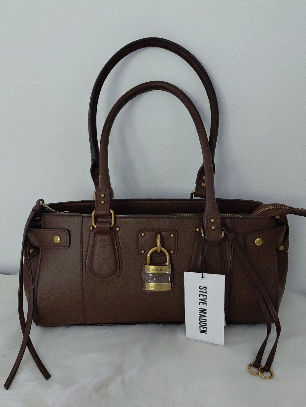 Steve Madden Brown Satchel